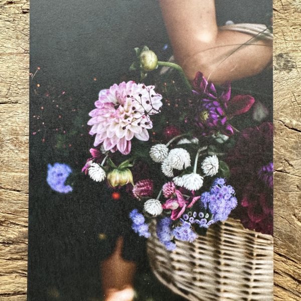 Carte A6 Panier de fleurs
