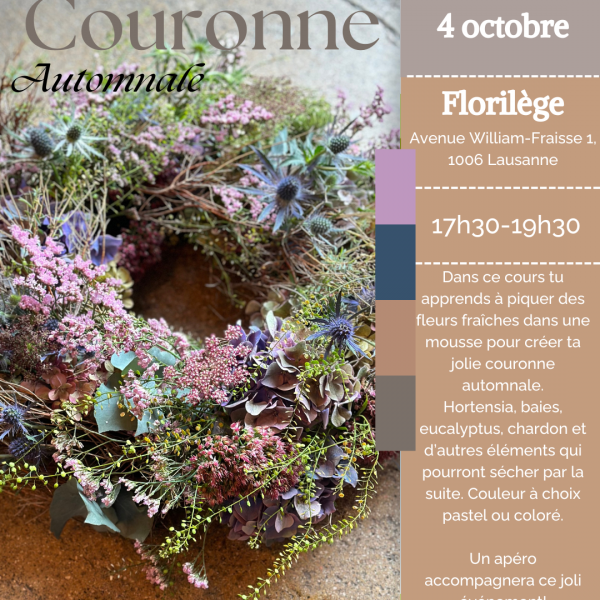 Atelier Couronne Automnale - 04.10.25