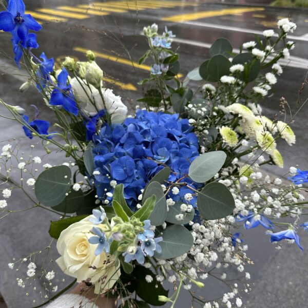 Bouquet Éclat de Pluie Bleue